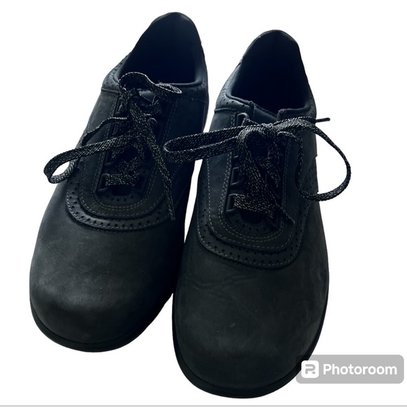 SAS Walk Easy Oxford Nero in Charcoal size 9.5 - Picture 4 of 14